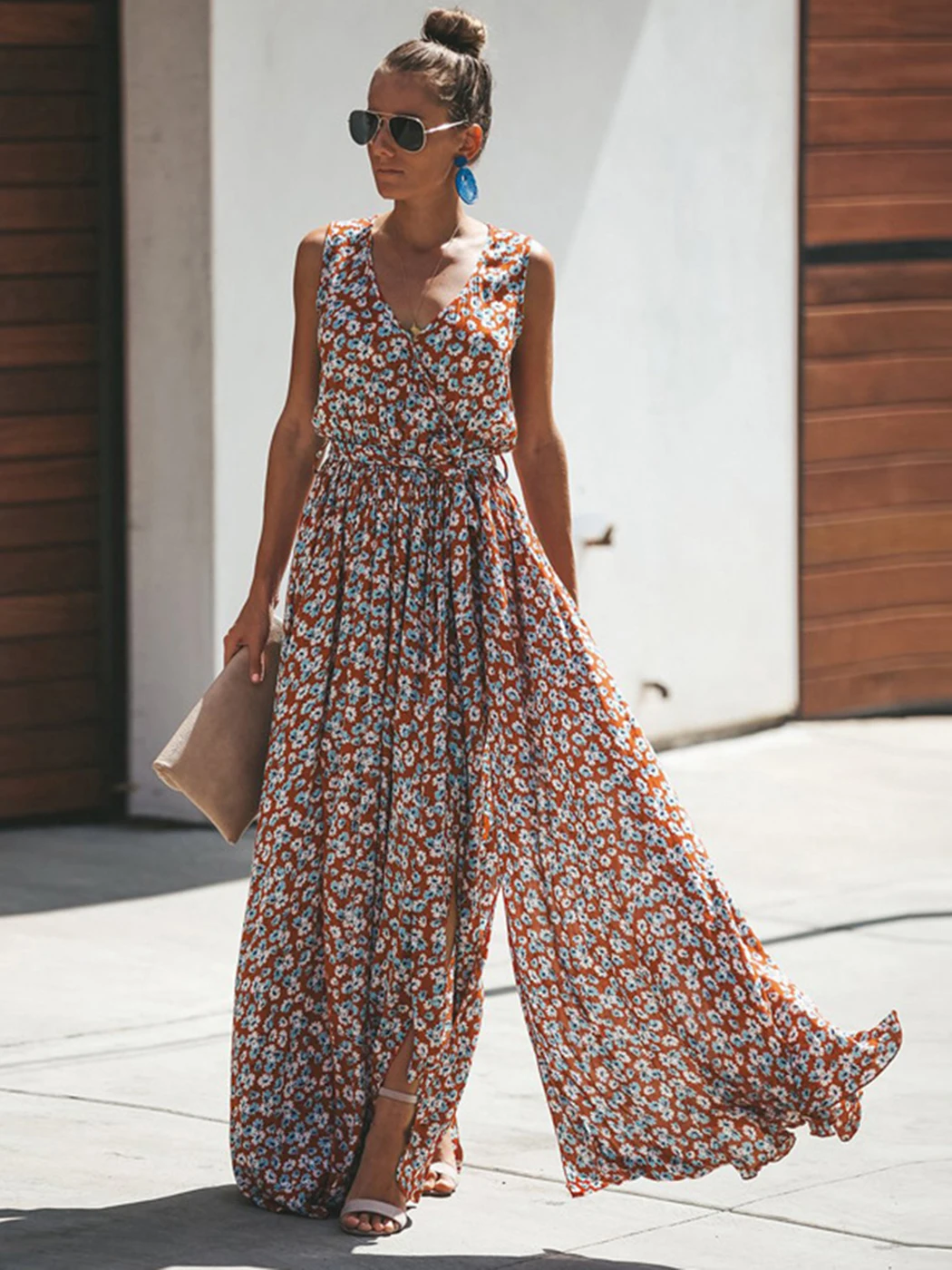 Jastie Women Summer Dress Floral Print Maxi Dresses Bohemian Hippie Beach Long Dress Women's Clothing 2022
Jastie Women Summer Dress Floral Print Maxi Dresses Bohemian Hippie Beach Long Dress Women's Clothing 2022