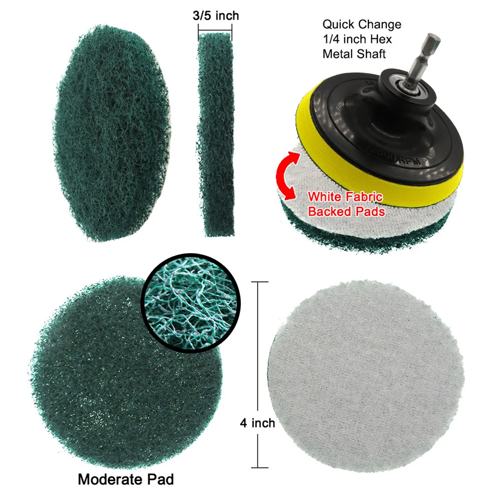 "Premium Quality Industrial Cleaning Pads Pack of 5 Nylon Polishing Pads for Professional Maintenance and Cleaning"
"Premium Quality Industrial Cleaning Pads Pack of 5 Nylon Polishing Pads for Professional Maintenance and Cleaning"