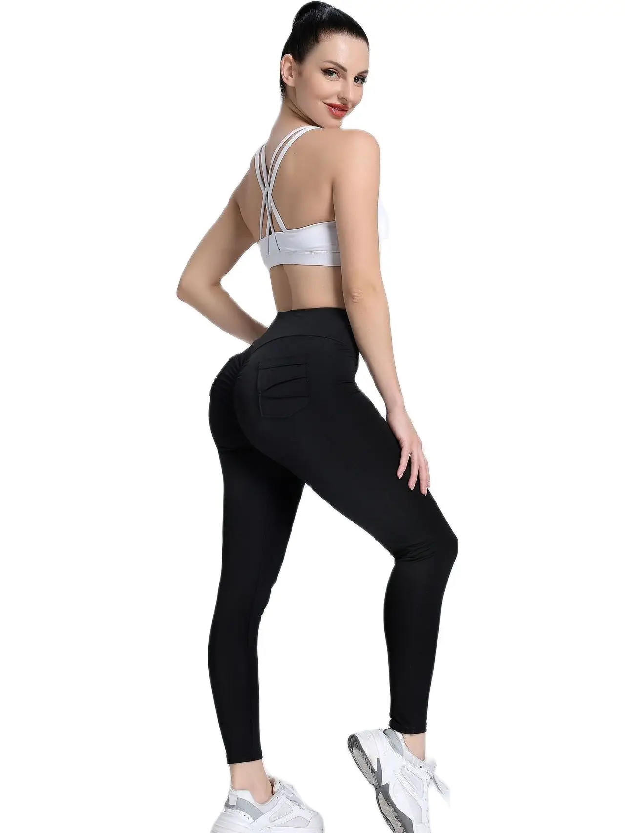 Women's High Waisted Leggings with Pockets,Tummy Control Non See Through Elastic Nine Points Workout Athletic Running Yoga Pants
Women's High Waisted Leggings with Pockets,Tummy Control Non See Through Elastic Nine Points Workout Athletic Running Yoga Pants