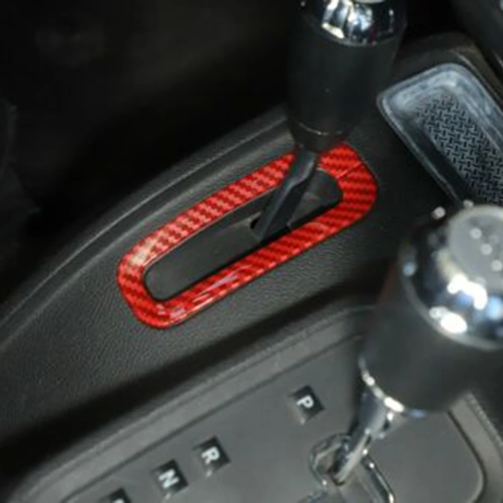 Car Wheel Drive Gear Shift Cover 1pc For Jeep Wrangler JK 11-17 4 Wheel Drive Gear Shift Cover Trim Red Carbon Fiber Decoration
Car Wheel Drive Gear Shift Cover 1pc For Jeep Wrangler JK 11-17 4 Wheel Drive Gear Shift Cover Trim Red Carbon Fiber Decoration