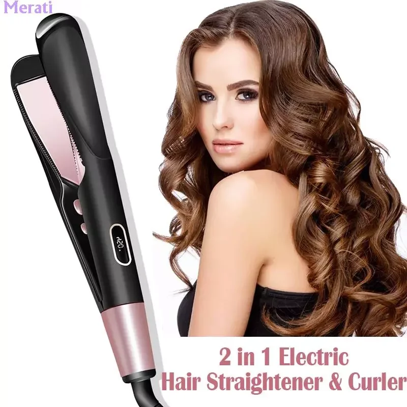 NEW2023 Hair Curler 2 In 1 -Plated 1 Inch Flat Iron Hair Straightener&Curler Wave Wand Curling Iron Hair Crimper Hair Styler
NEW2023 Hair Curler 2 In 1 -Plated 1 Inch Flat Iron Hair Straightener&Curler Wave Wand Curling Iron Hair Crimper Hair Styler