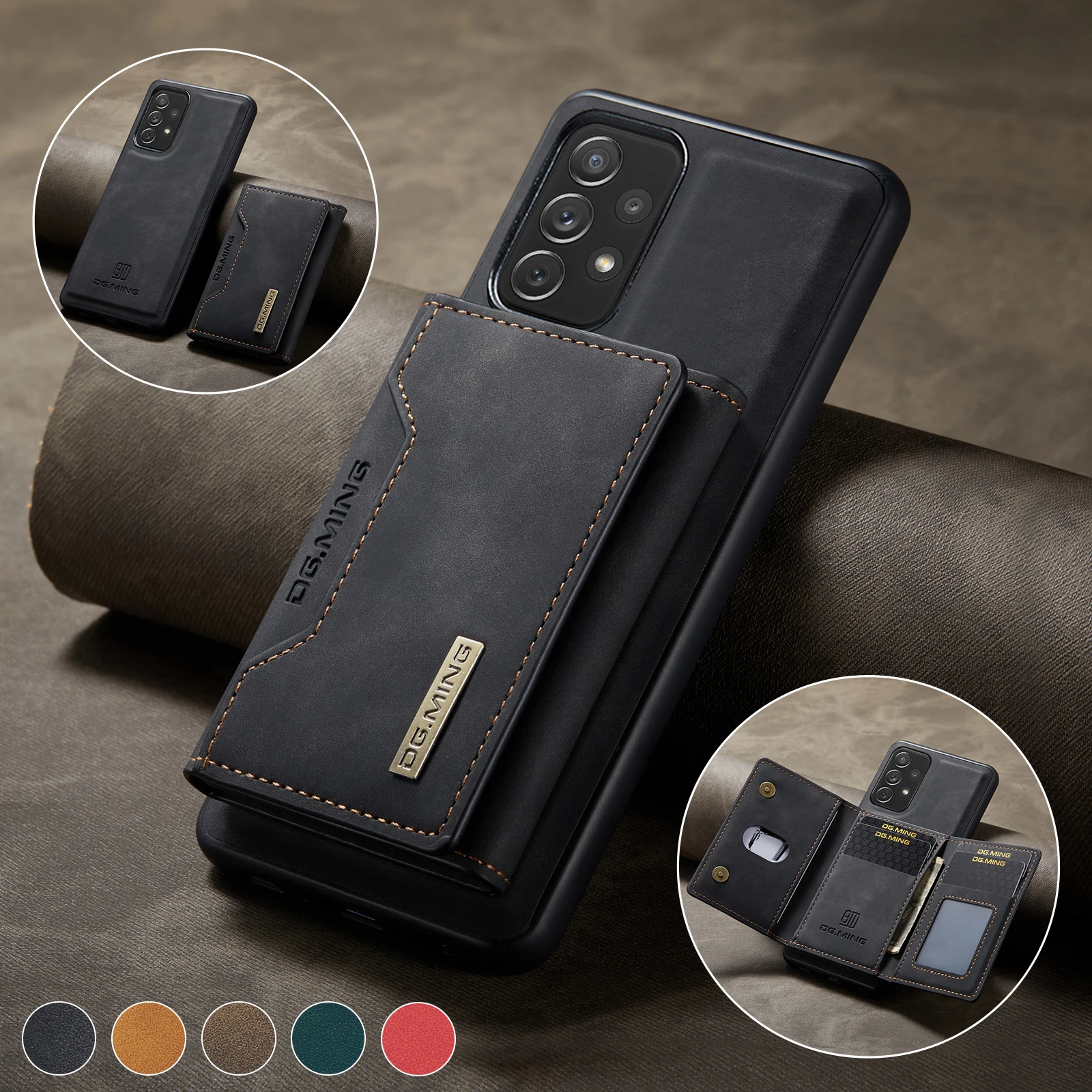 Detachable Magnetic Wallet Case for Galaxy A73 A53 A33 A13 A72 A52 A42 A32 A22 A12 A03S A71 A51 Leather Cover Card Bags Stand
Detachable Magnetic Wallet Case for Galaxy A73 A53 A33 A13 A72 A52 A42 A32 A22 A12 A03S A71 A51 Leather Cover Card Bags Stand