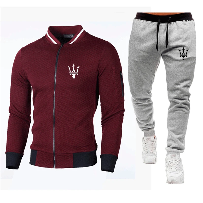 2023 New Maserati Logo Printed Custom Made Brand Solid Color Men Zipper Jacket+Pants Drawstring Slim Leisure Sportswear Man Suit
2023 New Maserati Logo Printed Custom Made Brand Solid Color Men Zipper Jacket+Pants Drawstring Slim Leisure Sportswear Man Suit