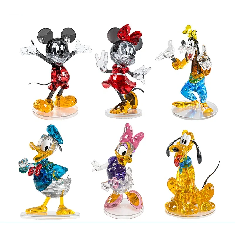 Фигурки из аниме Disney, коллекционные украшения для комнаты, кубики-головоломки на день рождения, утки, Микки и Минни
Фигурки из аниме Disney, коллекционные украшения для комнаты, кубики-головоломки на день рождения, утки, Микки и Минни