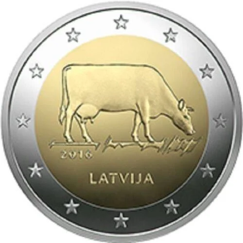 2 Euro Bimetal Commemorative Coin UNC for Livestock Breeding Cows in 2016 Original
2 Euro Bimetal Commemorative Coin UNC for Livestock Breeding Cows in 2016 Original