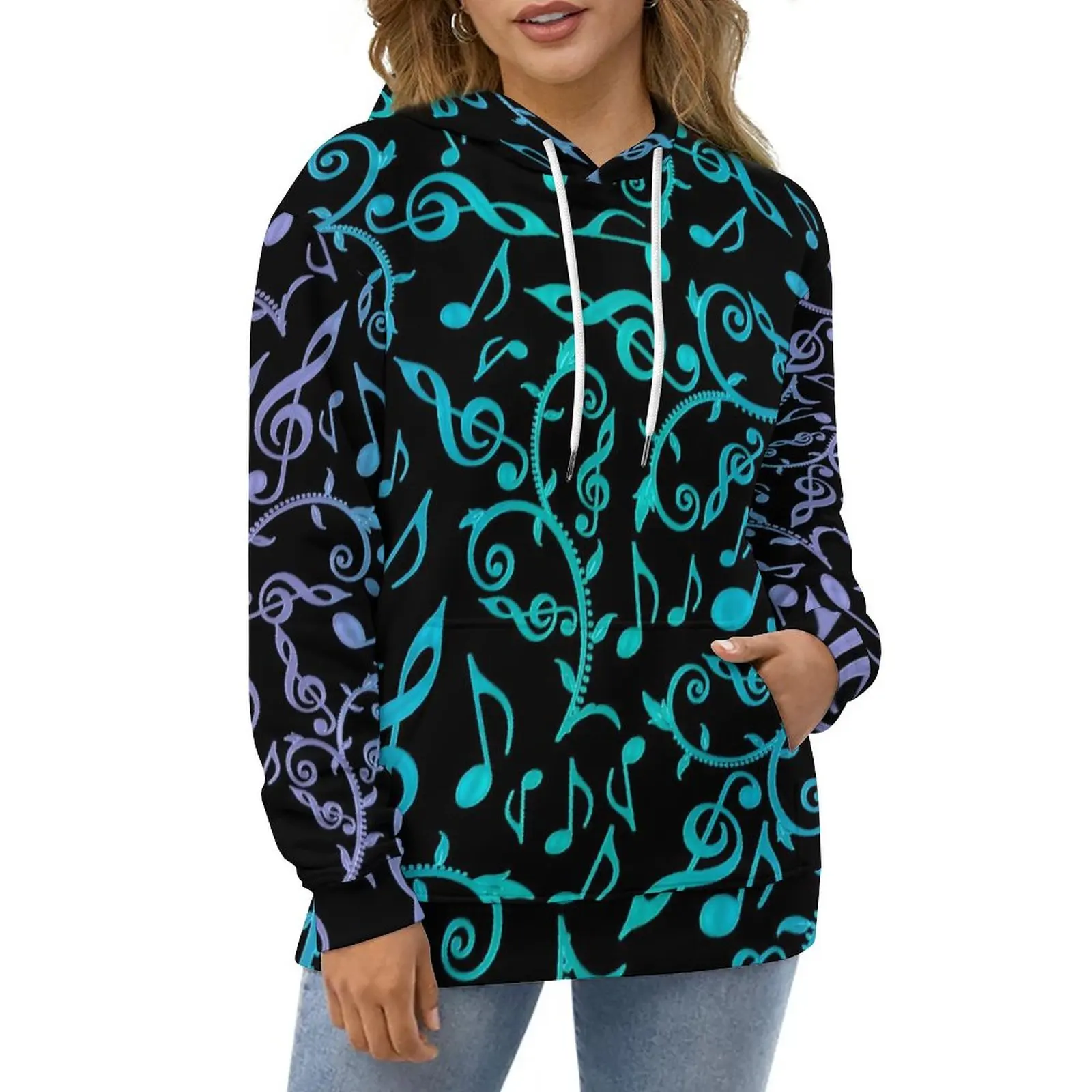 Gradient Music Notes Hoodies Long Sleeve Blue Green Purple Casual Pullover Hoodie Hip Hop Oversized Loose Hooded Sweatshirts
Gradient Music Notes Hoodies Long Sleeve Blue Green Purple Casual Pullover Hoodie Hip Hop Oversized Loose Hooded Sweatshirts