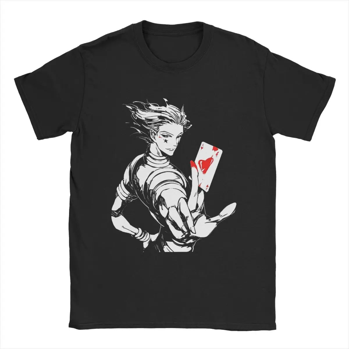 Hisoka Joker Card Hunter X Hunter Men T Shirt Anime Manga Vintage Tee Shirt Short Sleeve T-Shirts Pure Cotton Summer Clothing
Hisoka Joker Card Hunter X Hunter Men T Shirt Anime Manga Vintage Tee Shirt Short Sleeve T-Shirts Pure Cotton Summer Clothing