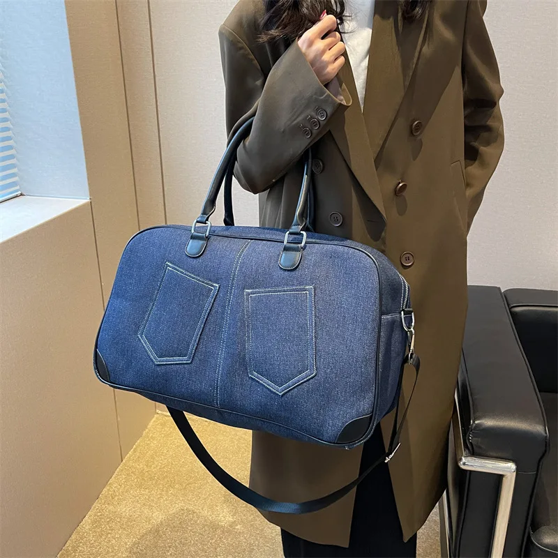 Denim Shoulder Bag New 2022 Fashion Embroidery Thread Large Capacity Crossbody Bag Designer Bags Luxury Purses and Handbags
Denim Shoulder Bag New 2022 Fashion Embroidery Thread Large Capacity Crossbody Bag Designer Bags Luxury Purses and Handbags