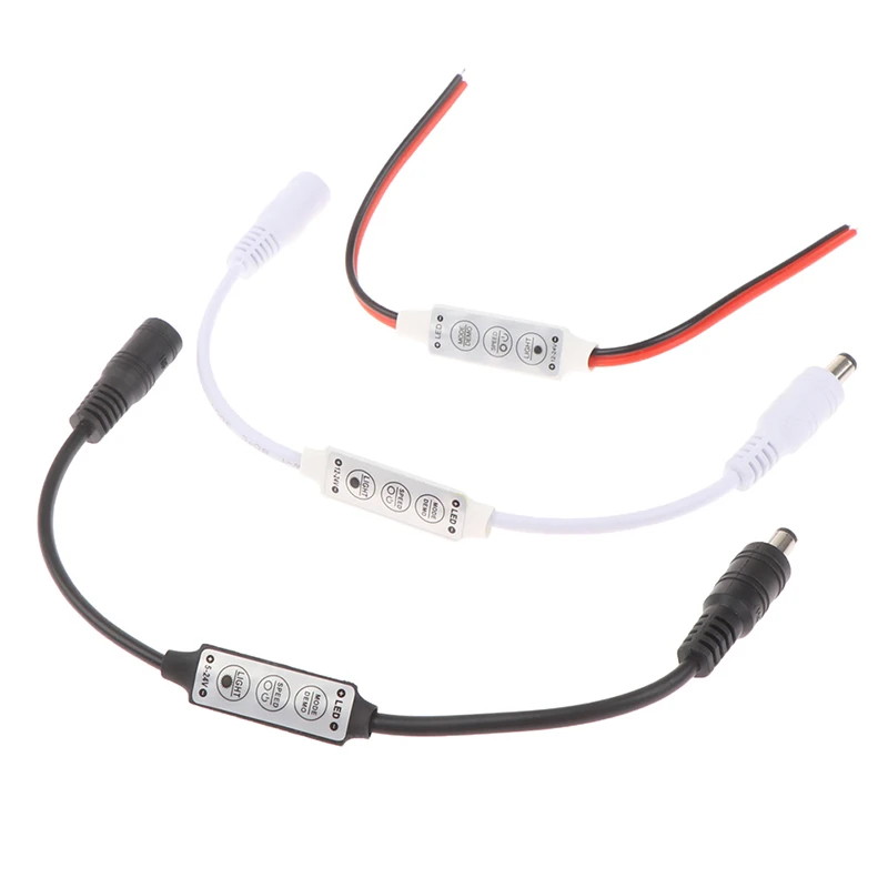 1pc 12V-24V Mini 3 Keys Single Color LED Controller Brightness Dimmer For Led 3528 5050 Strip Light Led Dimmer Controller 
1pc 12V-24V Mini 3 Keys Single Color LED Controller Brightness Dimmer For Led 3528 5050 Strip Light Led Dimmer Controller