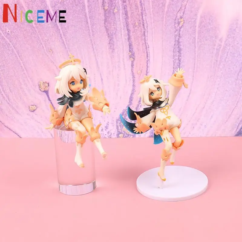 

Аниме-Фигурка «Genshin Impact Paimon», кавайная двухмерная красивая девушка, экшн-фигурка, Коллекционная модель, кукла, детские игрушки, 14 см