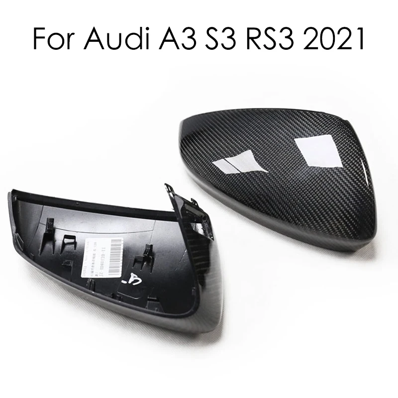 2pcs Real Carbon Fiber Replacement Car Side Rearview Rear view mirror Covers Caps for Audi A3 S3 RS3 2021 Car Styling
2pcs Real Carbon Fiber Replacement Car Side Rearview Rear view mirror Covers Caps for Audi A3 S3 RS3 2021 Car Styling