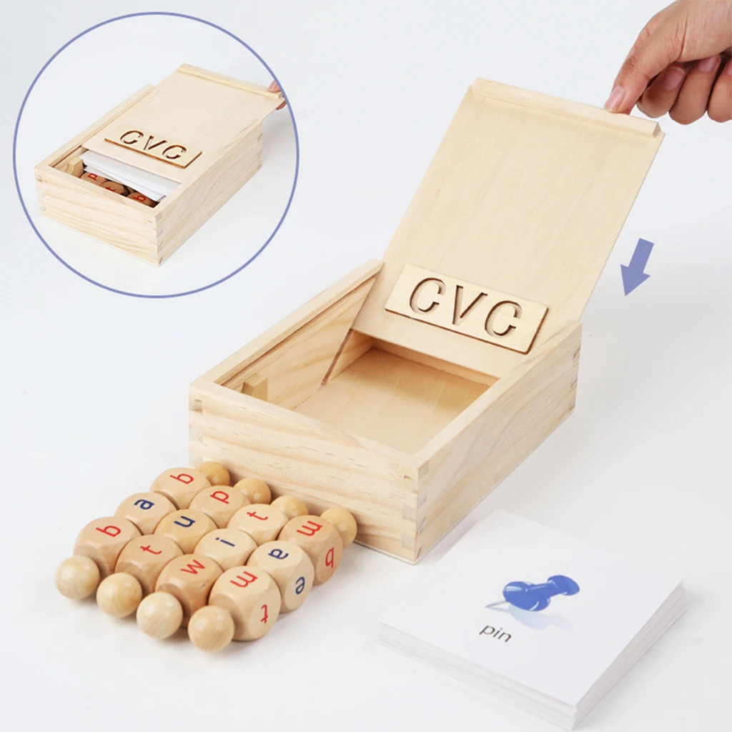 Montessori Wooden Reading Blocks, Letter Block Phonetic Reading Blocks Educational Toys Sight Words Learning Alphabet for Ages
Montessori Wooden Reading Blocks, Letter Block Phonetic Reading Blocks Educational Toys Sight Words Learning Alphabet for Ages