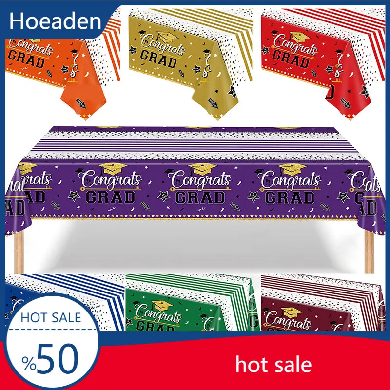 1pcs Disposable Tablecloth Congrate Graduation Season Theme Party Decoration Grad Hats Table Cloth Cover Party Supplies
1pcs Disposable Tablecloth Congrate Graduation Season Theme Party Decoration Grad Hats Table Cloth Cover Party Supplies