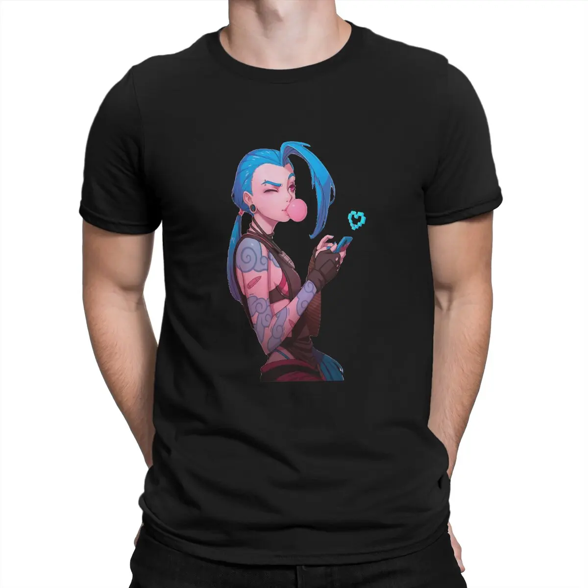 Футболка Acrane мужская с принтом аниме Jinx, тенниска из полиэстера с графическим принтом, майка с круглым вырезом в стиле Харадзюку, летняя одежда
Футболка Acrane мужская с принтом аниме Jinx, тенниска из полиэстера с графическим принтом, майка с круглым вырезом в стиле Харадзюку, летняя одежда