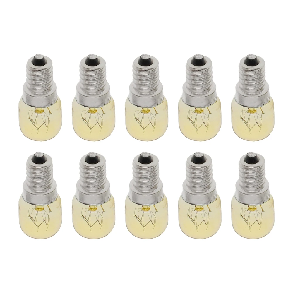 Fridge Light Oven Bulb WarmLight 10pcs 25W 2700K Temperature For Ovens Fans For Refrigerators Halogen Bulb Lamp
Fridge Light Oven Bulb WarmLight 10pcs 25W 2700K Temperature For Ovens Fans For Refrigerators Halogen Bulb Lamp