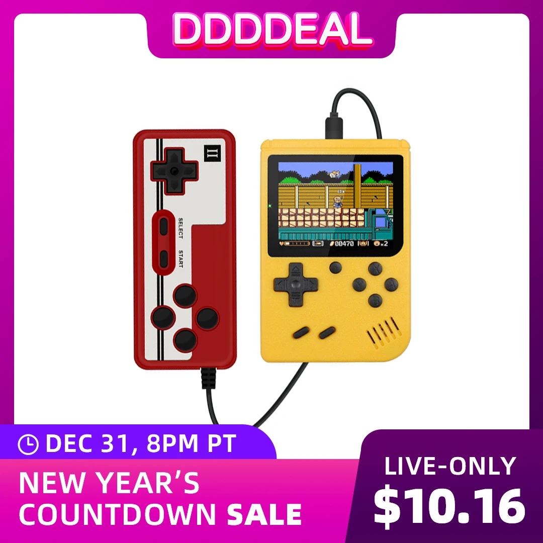 800 IN 1 Retro Video Game Console Handheld Game Player Portable Pocket TV Game Console AV Out Mini Handheld Player for Kids Gift
800 IN 1 Retro Video Game Console Handheld Game Player Portable Pocket TV Game Console AV Out Mini Handheld Player for Kids Gift