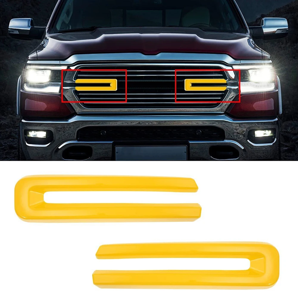 2pcs Yellow Car Front Grill Inserts Cover Trim Kit For Dodge Ram 1500 2500 3500 2019-2021 Grill Inserts Cover Trim Accessories
2pcs Yellow Car Front Grill Inserts Cover Trim Kit For Dodge Ram 1500 2500 3500 2019-2021 Grill Inserts Cover Trim Accessories