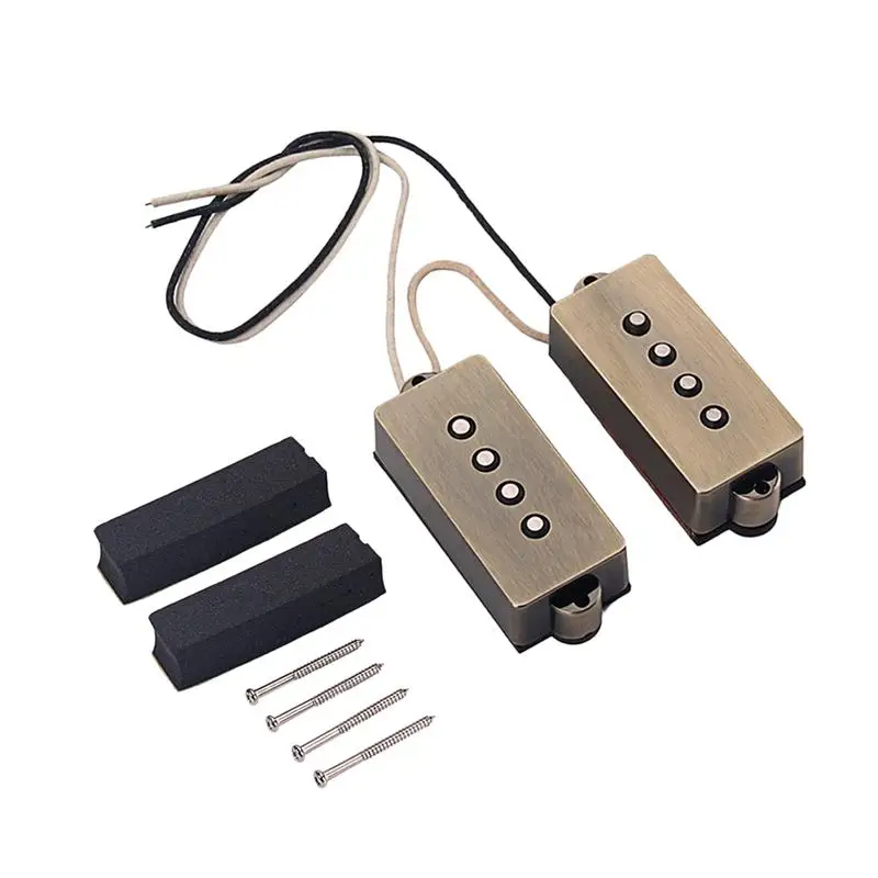 1 Set Pickup Professional Closed Sealed 4 String Humbucker Guitar Parts for Bass
1 Set Pickup Professional Closed Sealed 4 String Humbucker Guitar Parts for Bass