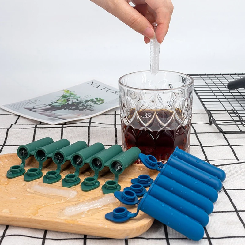 6 Hole Cylinder Ice Cube Mould Reusable Silicone Ice Cube Mold For Small Bore Water Bottle Cans Cookies Chocolate Baking Mold
6 Hole Cylinder Ice Cube Mould Reusable Silicone Ice Cube Mold For Small Bore Water Bottle Cans Cookies Chocolate Baking Mold