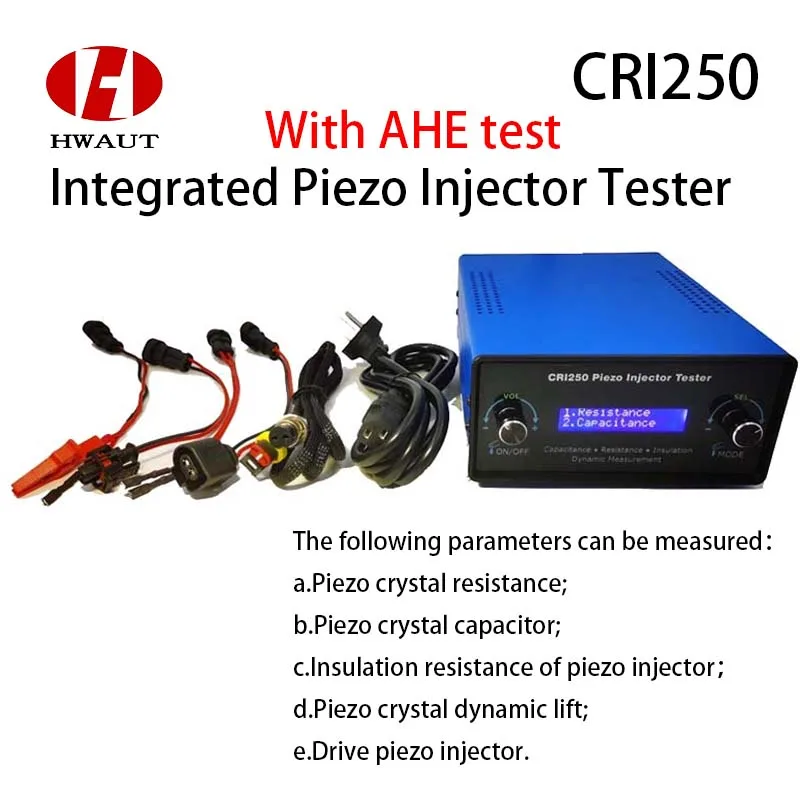 CRI250 Piezoelectric Injector Testing for Capacitance Resistance Insulation Dynamic Measurement Piezo Injector Test with AHE
CRI250 Piezoelectric Injector Testing for Capacitance Resistance Insulation Dynamic Measurement Piezo Injector Test with AHE