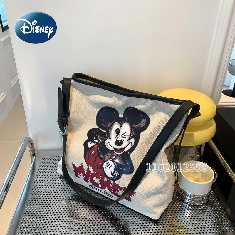 

Новая женская сумка через плечо Disney с Микки Маусом, роскошная брендовая Милая модная дамская сумочка на одно плечо с мультипликационным принтом