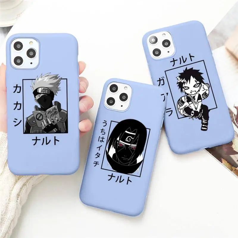 Anime Kakashi Gaara Naruto Phone Case for iPhone 13 12 mini 11 Pro Max X XR XS 8 7 6s Plus Candy purple Silicone cover
Anime Kakashi Gaara Naruto Phone Case for iPhone 13 12 mini 11 Pro Max X XR XS 8 7 6s Plus Candy purple Silicone cover