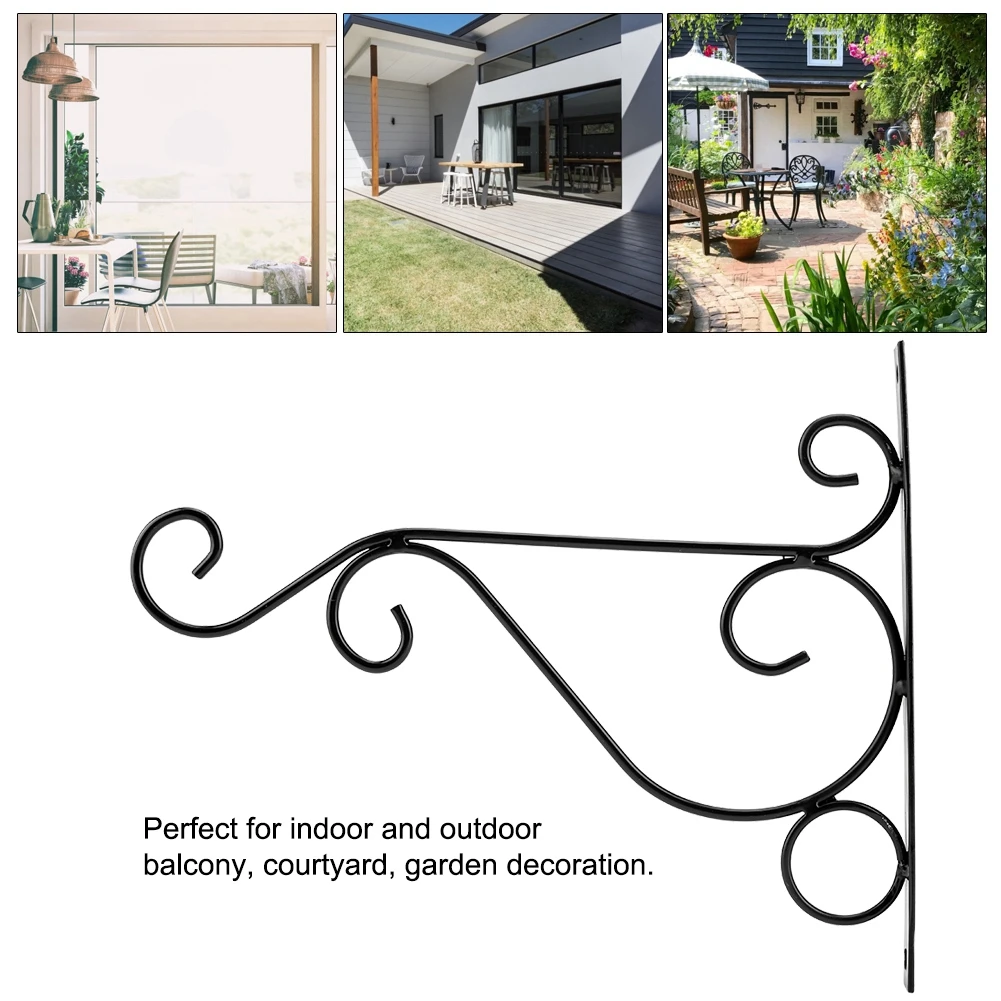 1PC Hanging Plants Bracket European Style Wall Planter Hooks Flower Pot Iron Lanterns Hanger for Garden Outdoor Indoor Patio
1PC Hanging Plants Bracket European Style Wall Planter Hooks Flower Pot Iron Lanterns Hanger for Garden Outdoor Indoor Patio