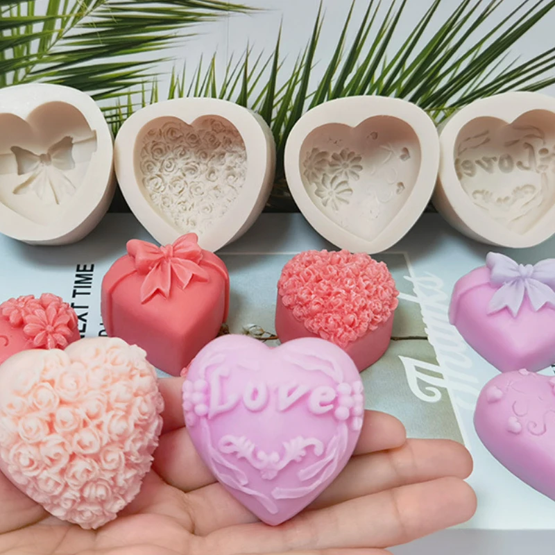 Lovely Heart Silicone Soap Mold Fondant Chocolate Cake Mold Rose Flower Resin Epoxy Mold DIY Decorating Drop Glue Resin Mold
Lovely Heart Silicone Soap Mold Fondant Chocolate Cake Mold Rose Flower Resin Epoxy Mold DIY Decorating Drop Glue Resin Mold