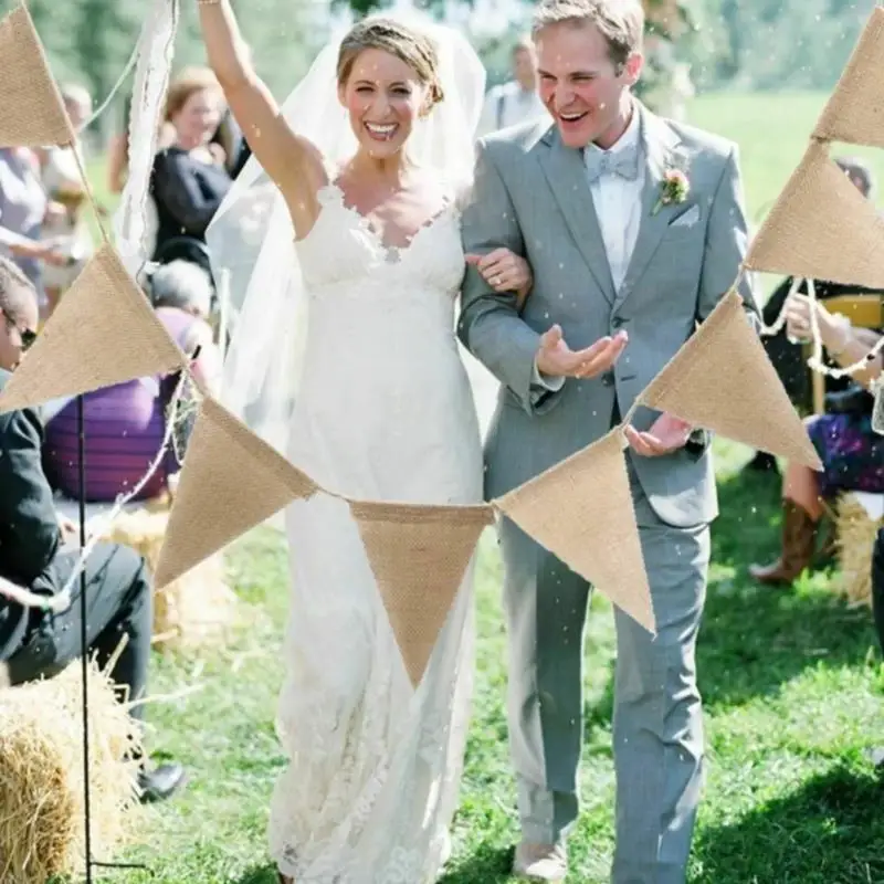 3M 13 Flags Vintage Jute Hessian Burlap Bunting Banner Wedding party Photography Props Celebration Party Decoration Banner
3M 13 Flags Vintage Jute Hessian Burlap Bunting Banner Wedding party Photography Props Celebration Party Decoration Banner