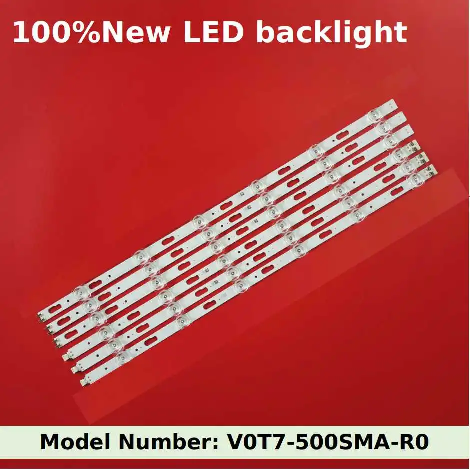 6pcs LED backlight strip for Samsung UN50TU8000 UN50TU8200 UN50TU7000 UE50TU8000 UE50TU7000 BN96-50317A 50318A V0T7-500SMA-R0
6pcs LED backlight strip for Samsung UN50TU8000 UN50TU8200 UN50TU7000 UE50TU8000 UE50TU7000 BN96-50317A 50318A V0T7-500SMA-R0
