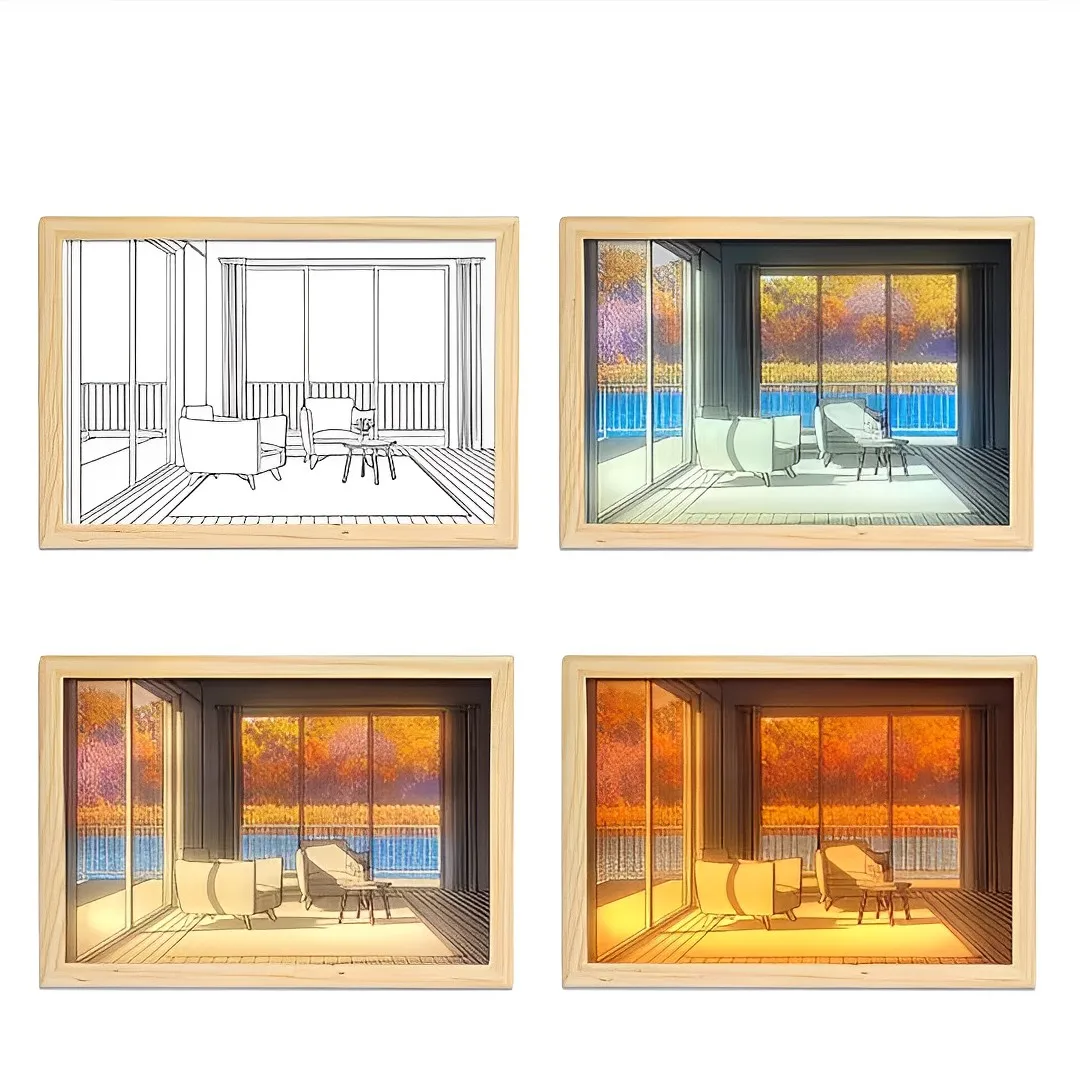 ins Wooden Frame Table Lamp LED Acrylic Photo with Advanced Light Shadow Effects for Home Decoration and Holiday Gift
ins Wooden Frame Table Lamp LED Acrylic Photo with Advanced Light Shadow Effects for Home Decoration and Holiday Gift