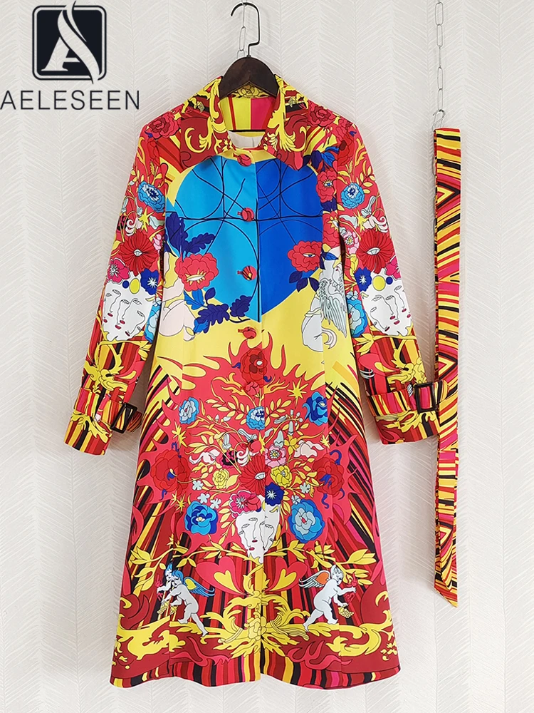 Женский Длинный Тренч AELESEEN, осенне-зимний Повседневный красный Тренч с отложным воротником и цветочным принтом
Женский Длинный Тренч AELESEEN, осенне-зимний Повседневный красный Тренч с отложным воротником и цветочным принтом
