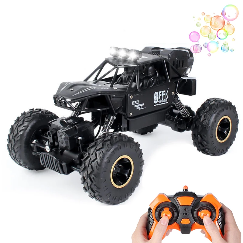 Paisible 4WD RC Car Remote Control Bubble Machine Radio Control Car Rock Crawler 4x4 Drive Off Road Out Door Toy For Girl Boy
Paisible 4WD RC Car Remote Control Bubble Machine Radio Control Car Rock Crawler 4x4 Drive Off Road Out Door Toy For Girl Boy