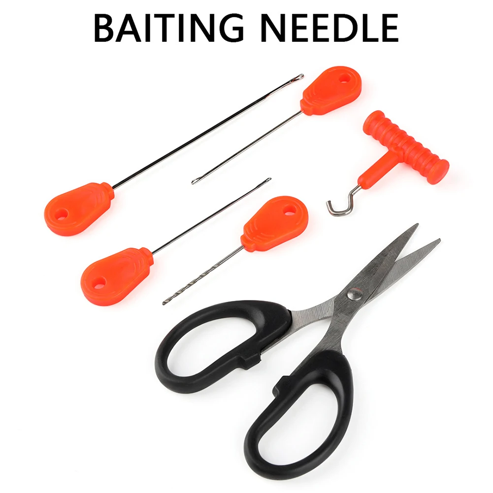 6pcs Needle Scissors Set Carp Fishing Stainless Steel Baiting Rigs Tool Kit Needle Swinger Driller Line Knot Puller Kit Combo
6pcs Needle Scissors Set Carp Fishing Stainless Steel Baiting Rigs Tool Kit Needle Swinger Driller Line Knot Puller Kit Combo
