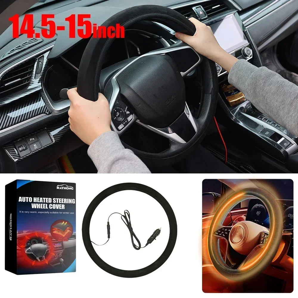Universal Steering Wheel Covers Steer Rapid Hand Warmer Heating Protective Sleeve Winter Automotive Interior Accessories
Universal Steering Wheel Covers Steer Rapid Hand Warmer Heating Protective Sleeve Winter Automotive Interior Accessories