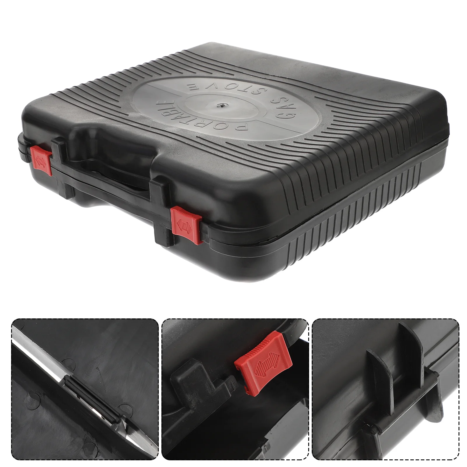 

Stove Case Carry Burner Gas Carrying Camp Holder Butane Camping Propane Grill Box Storage Container Cooktop Heavy Duty
