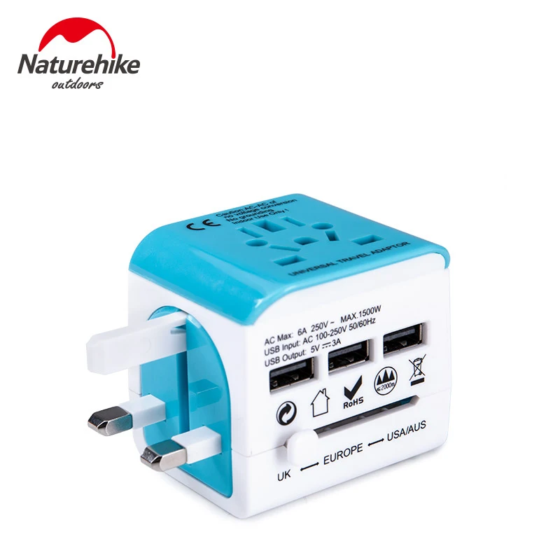 Naturehike Outdoor Tools Transverter Socket Conversion Plug Adapter Universal Travel Socket USB Connector US UK EU NH18P001-J
Naturehike Outdoor Tools Transverter Socket Conversion Plug Adapter Universal Travel Socket USB Connector US UK EU NH18P001-J