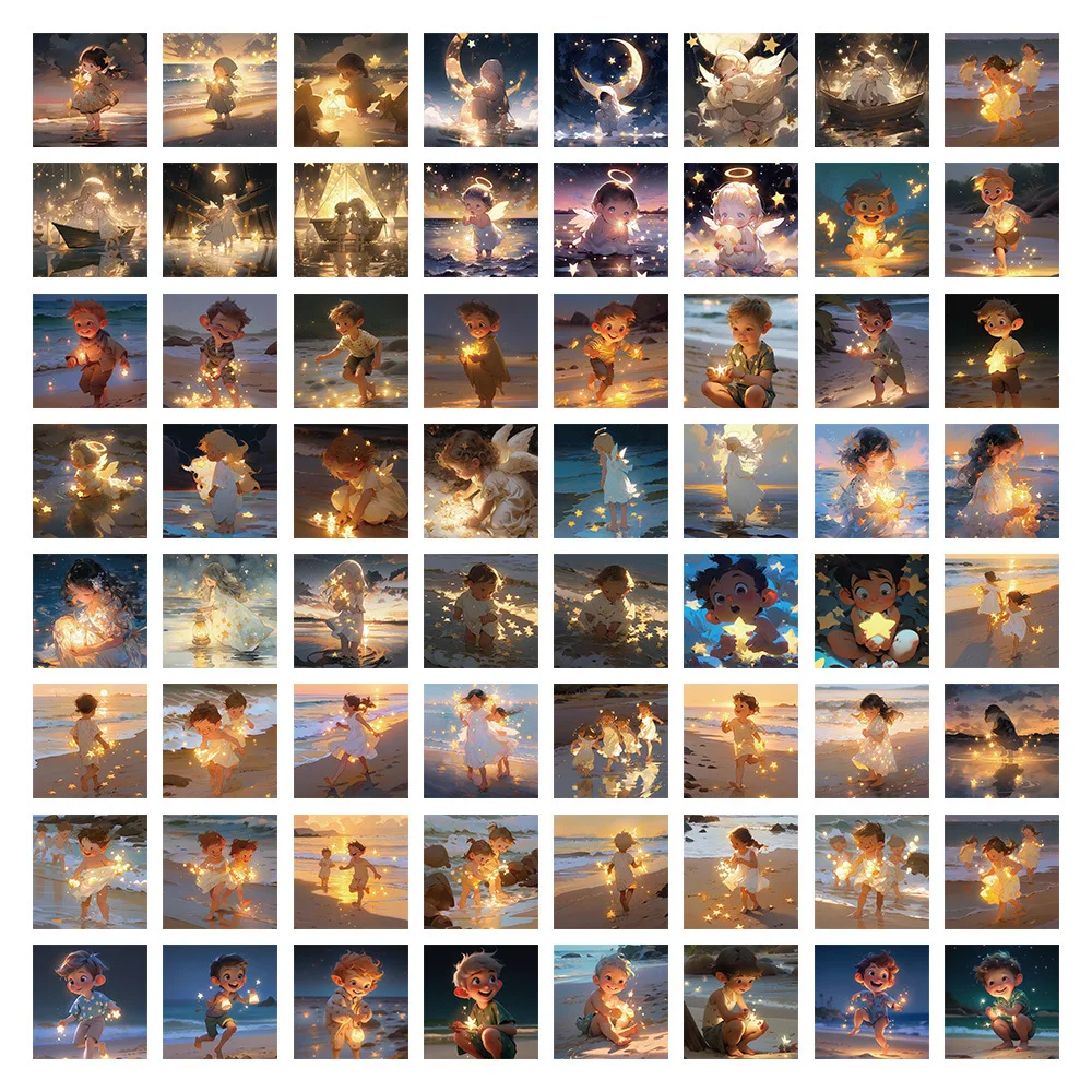 63Pcs Cartoon Anime Children Picking Stars Stickers DIY Phone Laptop Luggage Skateboard Graffiti Decals Fun for Kid Toys Gift
63Pcs Cartoon Anime Children Picking Stars Stickers DIY Phone Laptop Luggage Skateboard Graffiti Decals Fun for Kid Toys Gift