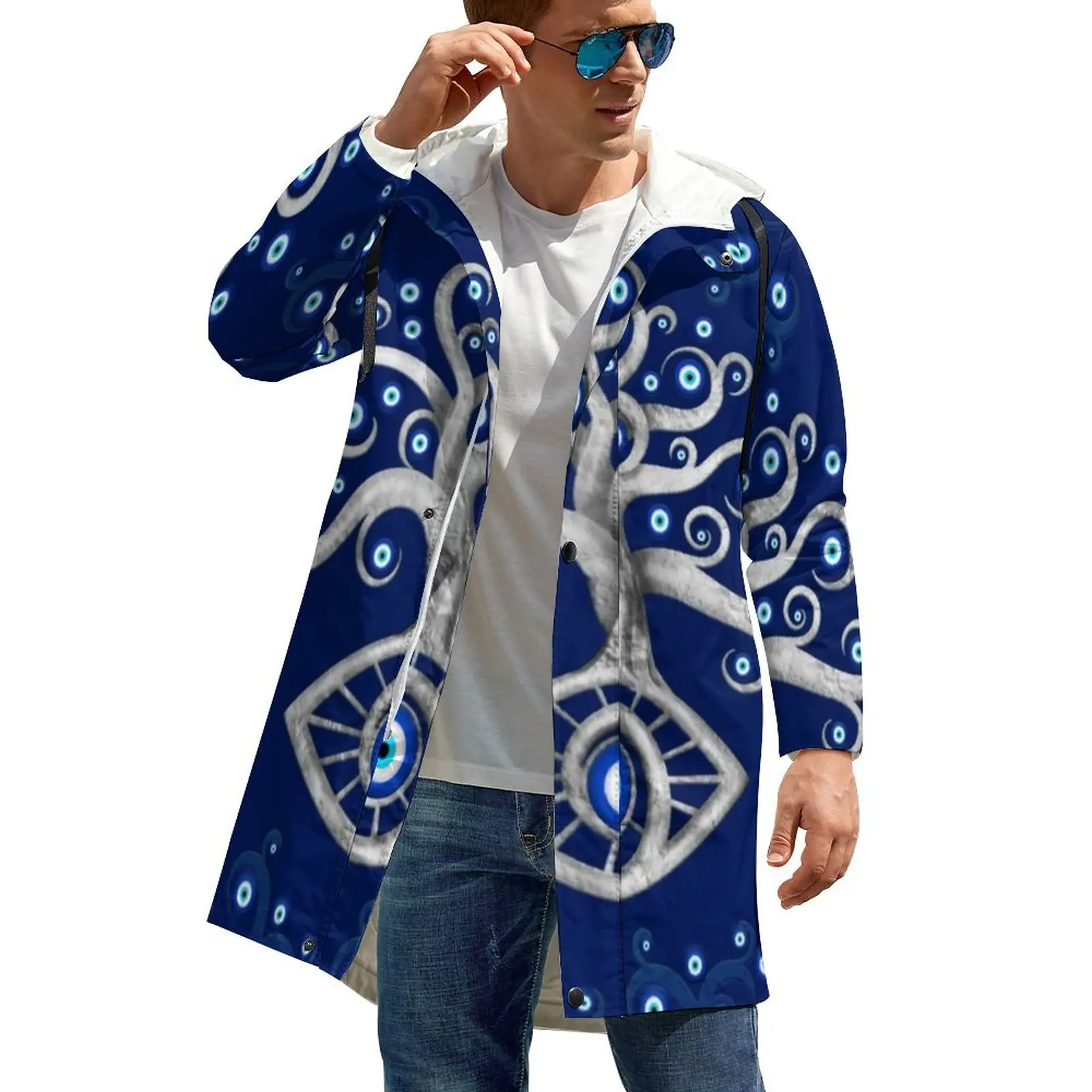 Evil Eye Tree Windbreak Men Greek Amulet Print Outerwear Trench Coats Vintage Design Autumn Jackets Casual Loose Big Size 6XL
Evil Eye Tree Windbreak Men Greek Amulet Print Outerwear Trench Coats Vintage Design Autumn Jackets Casual Loose Big Size 6XL