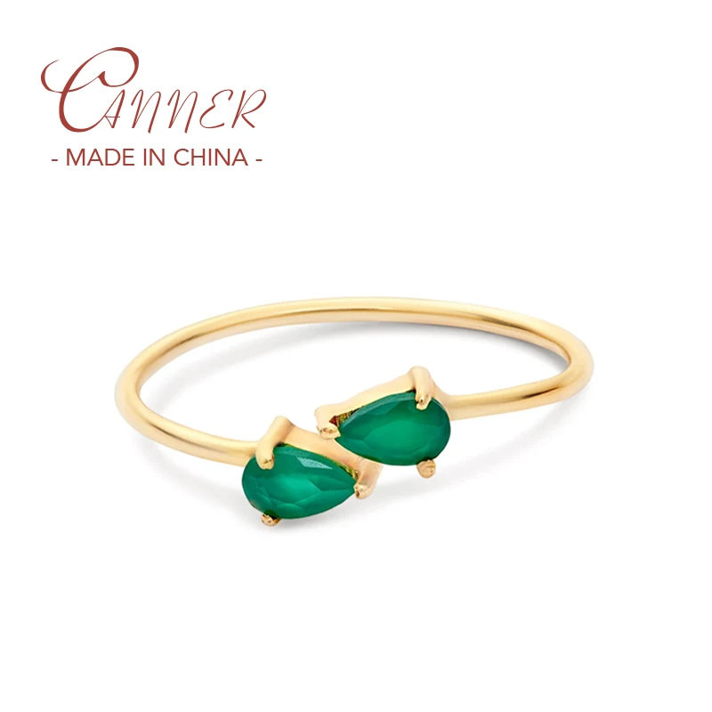CANNER 925 Sterling Silver Opening Ring Emerald Waterdrop Zircon Luxury Anillo Plata 925 Adjustable Rings For Women Jewelry
CANNER 925 Sterling Silver Opening Ring Emerald Waterdrop Zircon Luxury Anillo Plata 925 Adjustable Rings For Women Jewelry