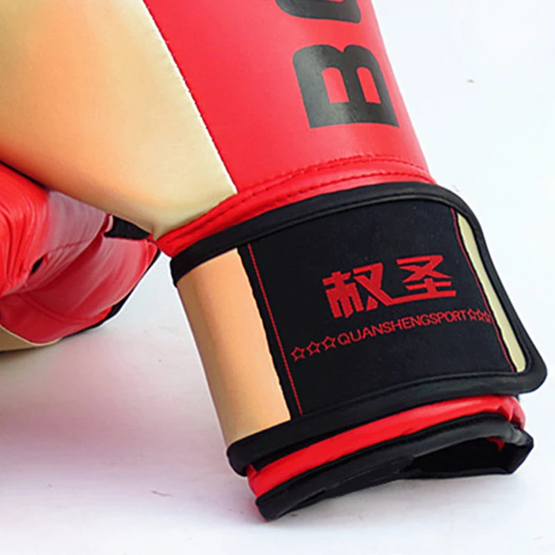 Wear Resistant High Quality Boxing Gloves for Sanda Taekwondo Fighting in Red/Black/Blue for Children and Adults
Wear Resistant High Quality Boxing Gloves for Sanda Taekwondo Fighting in Red/Black/Blue for Children and Adults