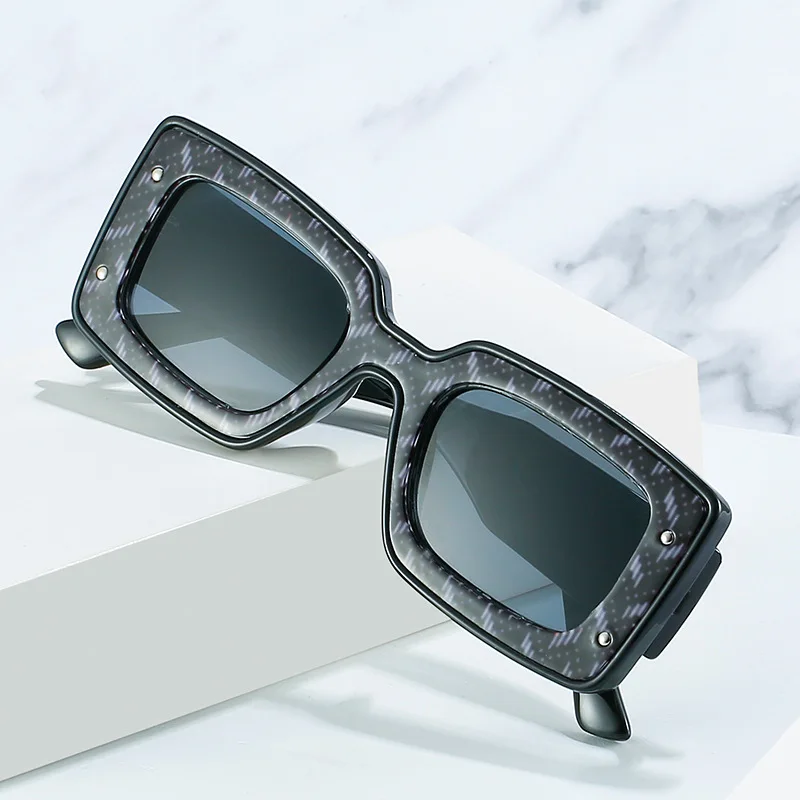 

Солнцезащитные очки Квадратные для мужчин и женщин, винтажные аксессуары для вождения, стильные защитные, для улицы