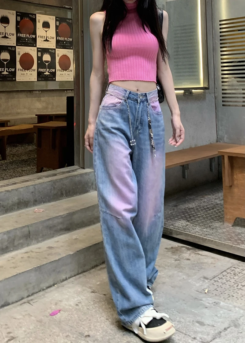 Purple Tie Dye Women's Jeans Denim Pant trousers korean style clothes 2023 fashion harajuku streetwear y2k summer high waist NEW
Purple Tie Dye Women's Jeans Denim Pant trousers korean style clothes 2023 fashion harajuku streetwear y2k summer high waist NEW