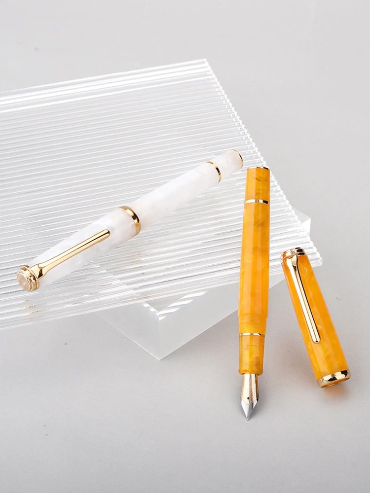 Hongdian N1 fountain pen Tianhan acrylic high-end calligraphy pens business office student writing special gifts pen ink pen
Hongdian N1 fountain pen Tianhan acrylic high-end calligraphy pens business office student writing special gifts pen ink pen