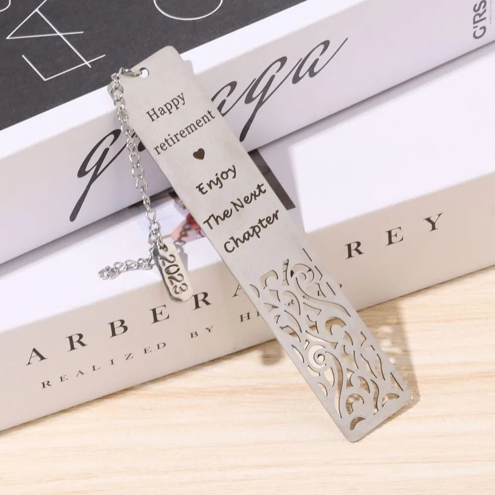 Gifts Personalized Metal Happy Retirement Hollow Bookmark Book Clip Page Marker Bookmarks
Gifts Personalized Metal Happy Retirement Hollow Bookmark Book Clip Page Marker Bookmarks