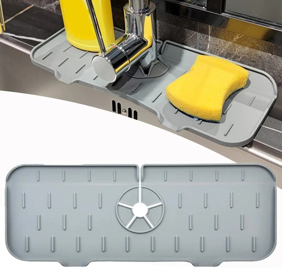 New Products Kitchen Accessories Splash Proof Handle Drip Collection Tray Drainage Pad Silicone Sponge Drying Pad Organizer Home
New Products Kitchen Accessories Splash Proof Handle Drip Collection Tray Drainage Pad Silicone Sponge Drying Pad Organizer Home