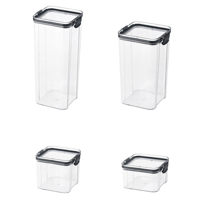 4PCS Plastic Food Containers,Transparent Stackable Dry Food Storage Box,Kitchen Spaghetti Noodles/Sealed Containers
4PCS Plastic Food Containers,Transparent Stackable Dry Food Storage Box,Kitchen Spaghetti Noodles/Sealed Containers