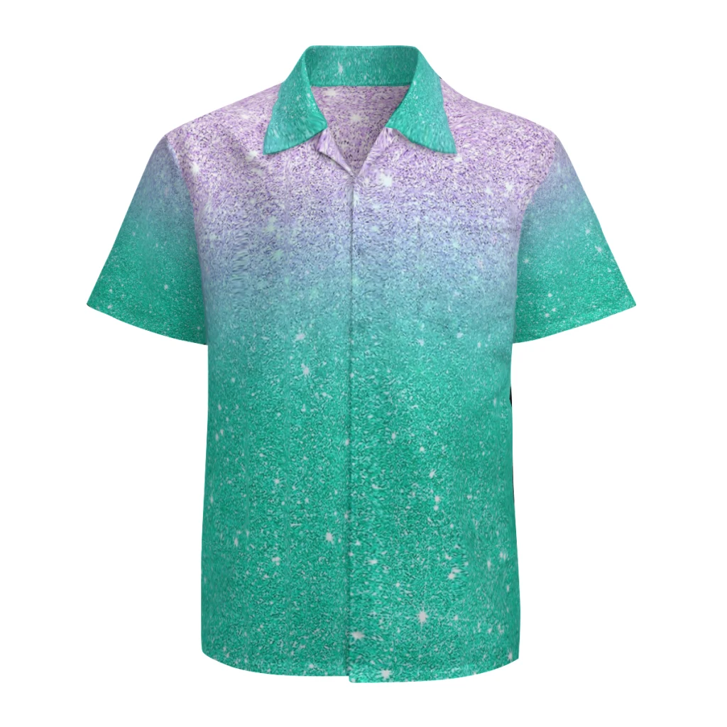 Mermaid Purple Teal Aqua Glitter Ombre Gradient 2022 Men Novelty Hawaii Shirts Square Collar Short Sleeve Fabric 3D Shirt
Mermaid Purple Teal Aqua Glitter Ombre Gradient 2022 Men Novelty Hawaii Shirts Square Collar Short Sleeve Fabric 3D Shirt
