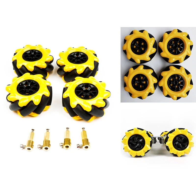 60Mm Plastic Mecanum Wheel Omnidirectional Smart Robot Car With Hub Motor Connector For Arduino For Raspberry Pi Motor
60Mm Plastic Mecanum Wheel Omnidirectional Smart Robot Car With Hub Motor Connector For Arduino For Raspberry Pi Motor