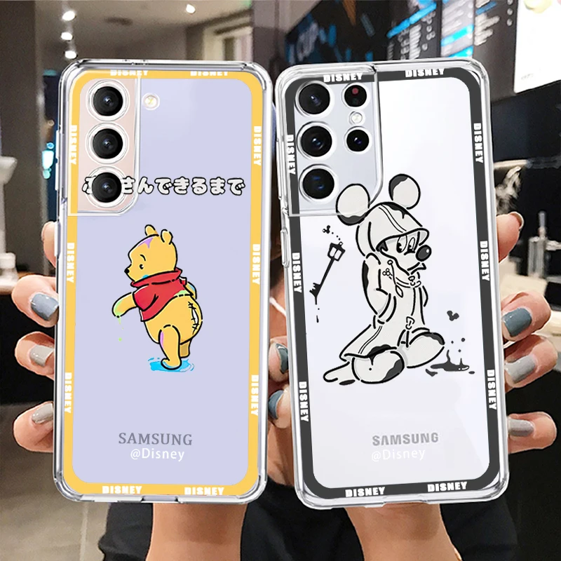 Mickey Minnie Donald Duck Phone Case For Samsung S22 S21 S20 FE Ultra Pro Lite S10 S10E S9 S8 S7 Plus 5G Transparent Cover
Mickey Minnie Donald Duck Phone Case For Samsung S22 S21 S20 FE Ultra Pro Lite S10 S10E S9 S8 S7 Plus 5G Transparent Cover